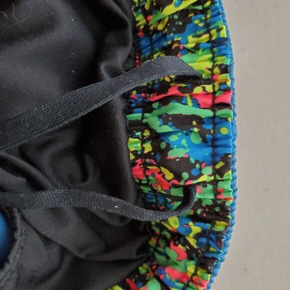 Nike Dry Fit Running Shorts Blue Neon Trim Women Size XS Athletic - Picture 10 of 16